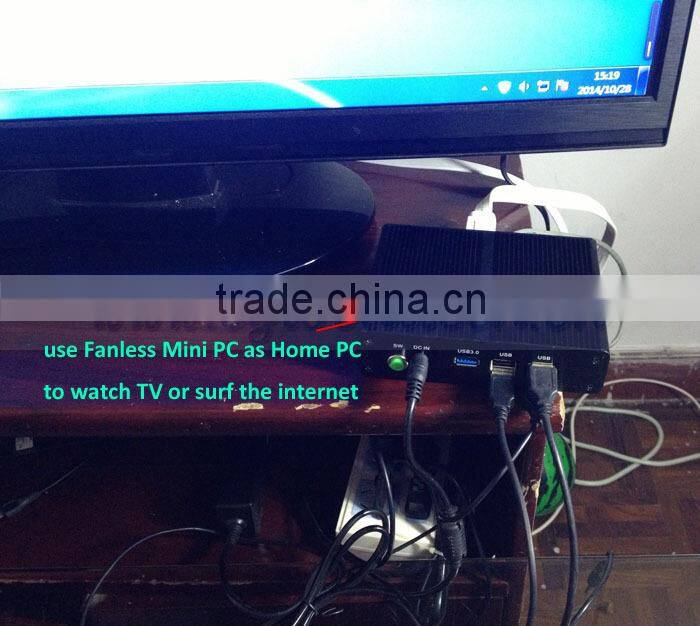 Cheapest mini pc dual nic n2820 n2810 Preinstalled O/S Window s 7/8, Android Support WIFI Opion for 3 years warranty