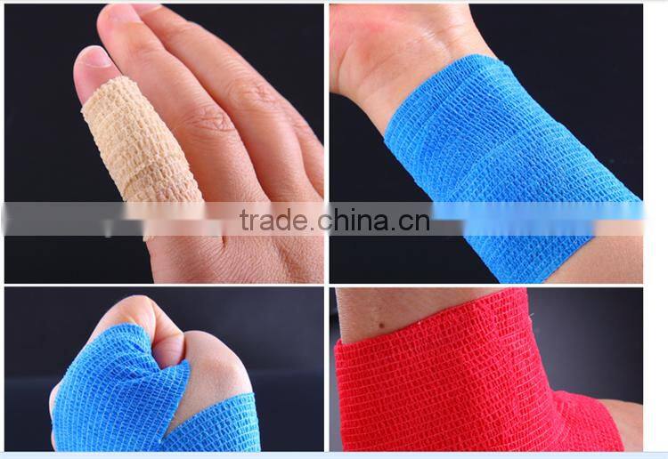 Nonwoven horse care self adhesive vet wrap elastic cohesive bandage