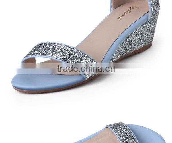 2016 nwest design shinning shoes material wholesale glitter fabric made in china factory T5769