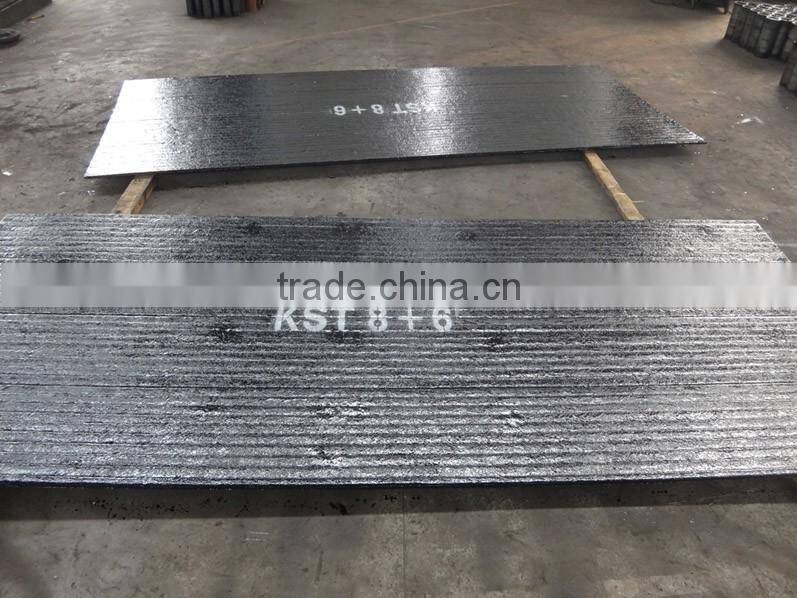 high hardness wear plate used on bucket chain excavators