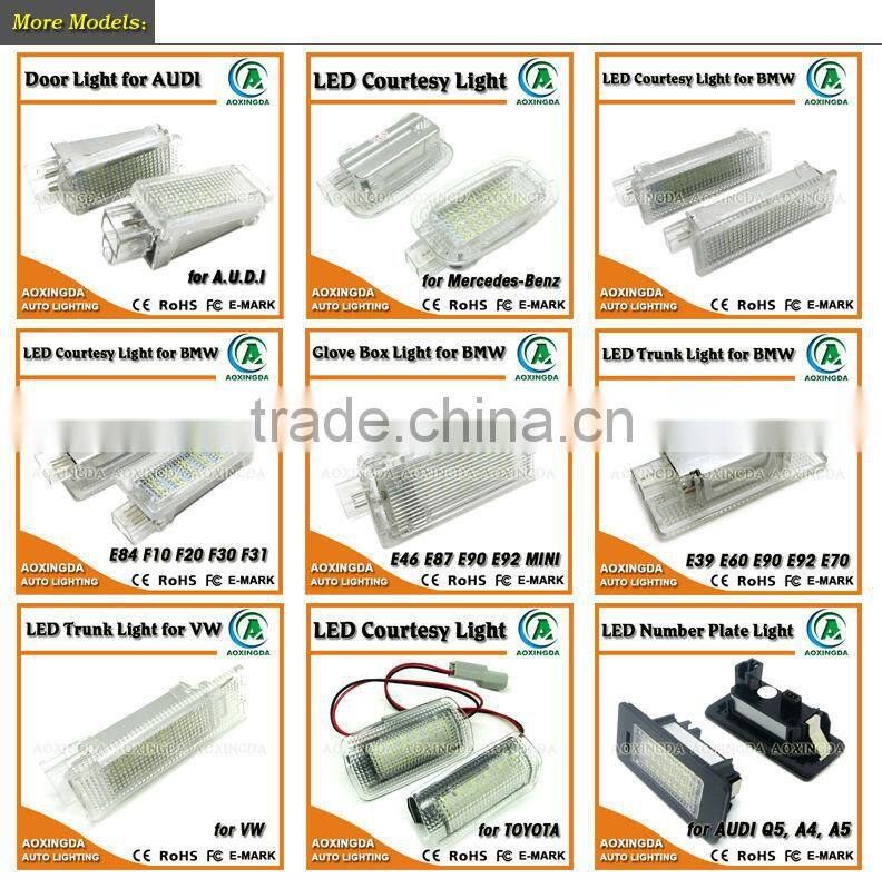 CANBUS LED number license plate light for AUDI TT Q5 A4 A5 S5