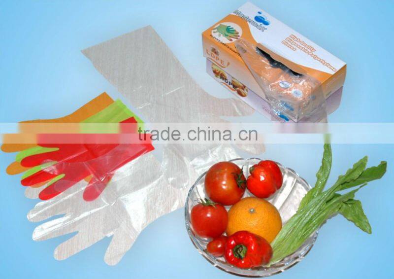 Good quality disposable plastic PE gloves