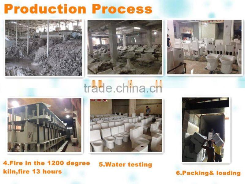 ceramic sanitary ware double use siphonic one piece toilet