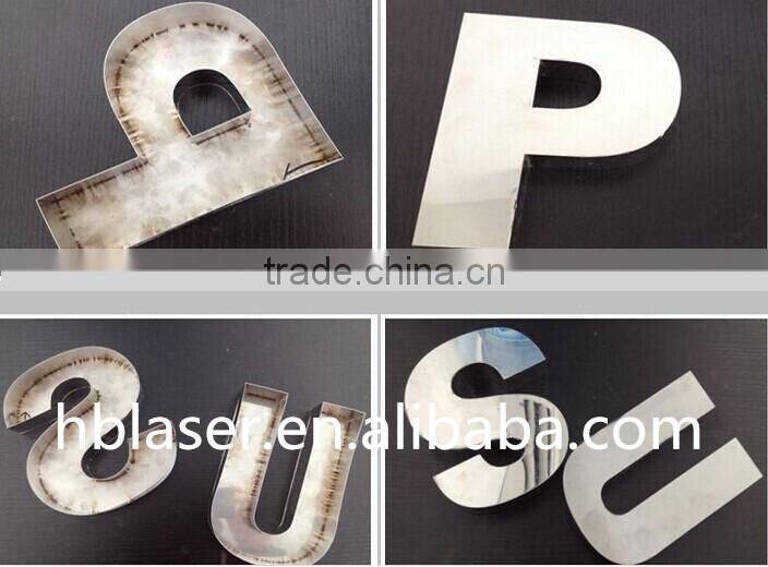 300W 400W Laser Stainless Steel Advertising Letter Machine