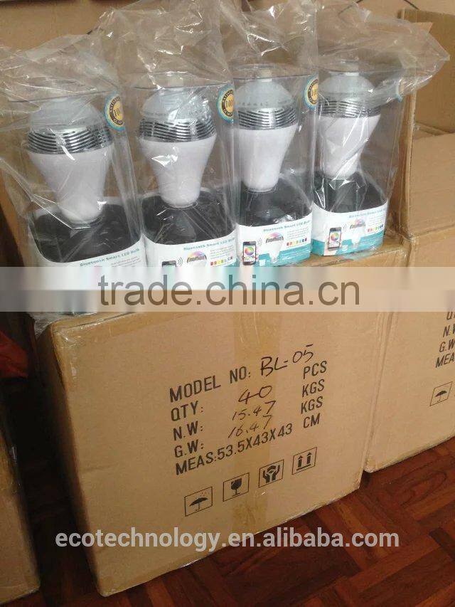 BL05 Bluetooth Control Music Audio Speaker LED Color Bulb lamp