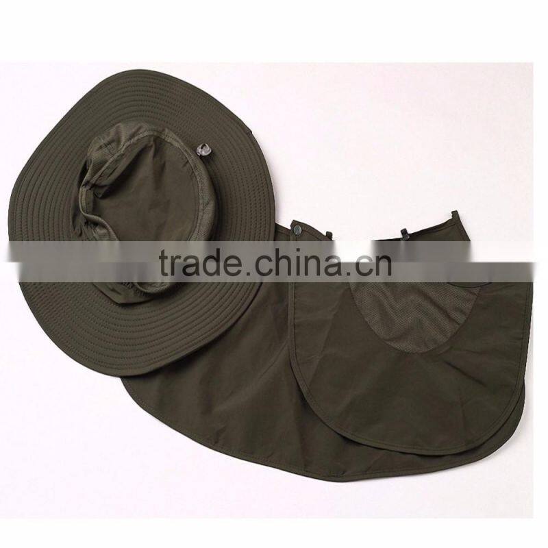 Outdoor Fashion Summer Outdoor Sun Protection Fishing Cap Neck Face Flap Hat