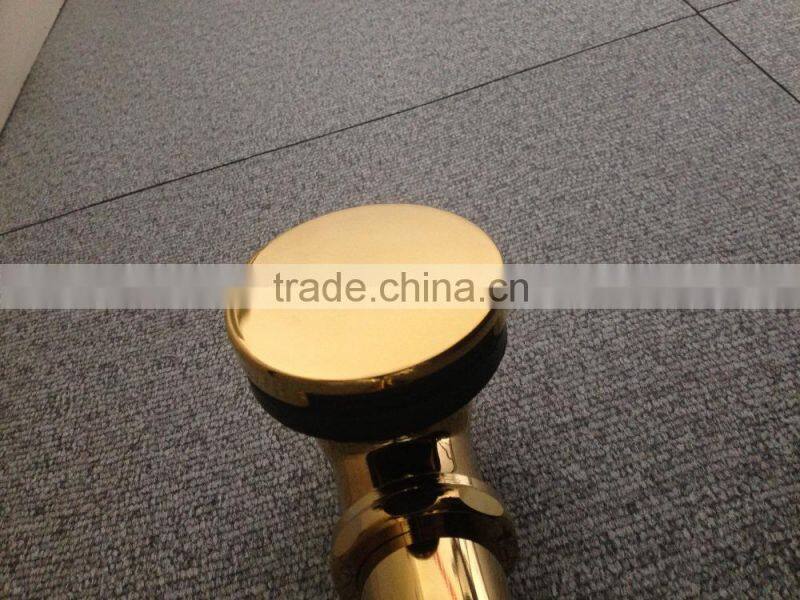 gold plate brass drainer used for bath overflow hole and waste drain hole