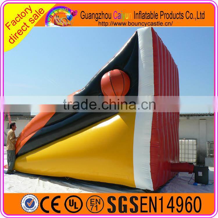 Red inflatable basketball shooting game for kids adults