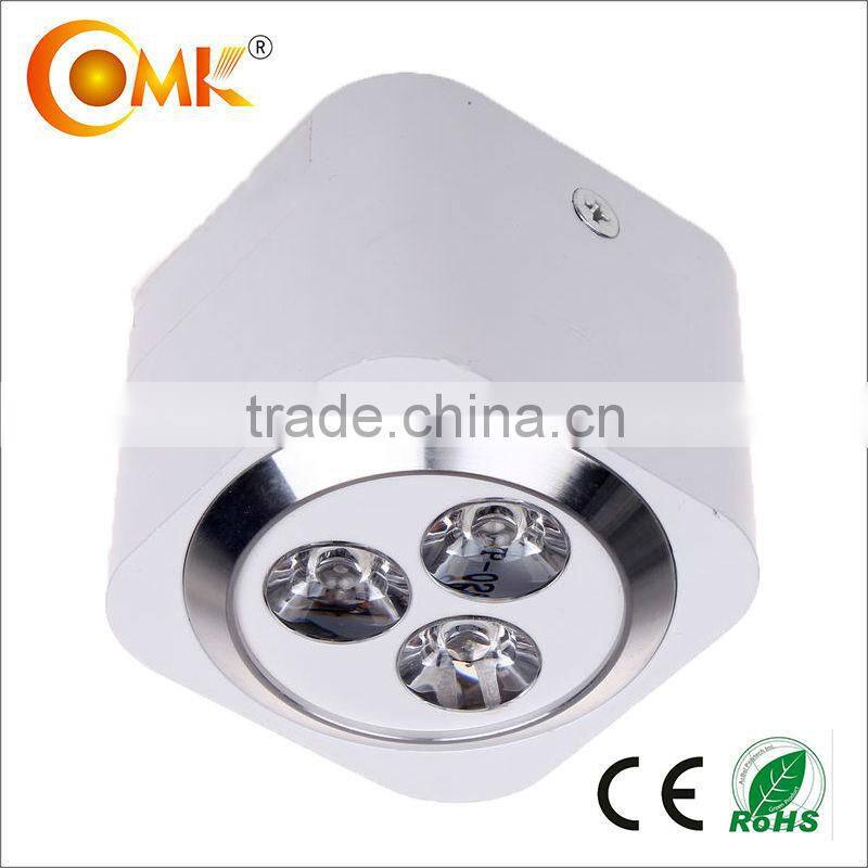 5W square led surface mounted Downlight with CE&GSdriver light fixture of ceiling light