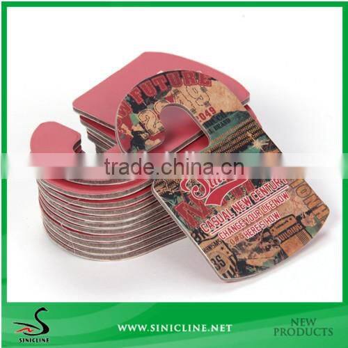 Sinicline useful black paper sunglasses hanger with logo printed