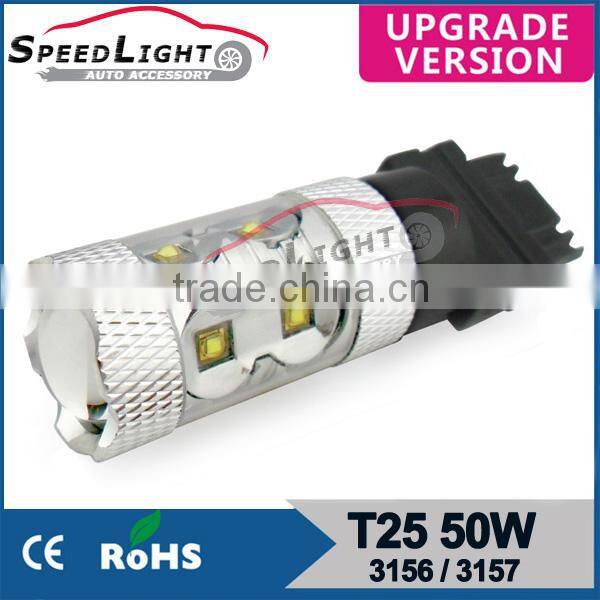 Speedlight High Power 50W T10 LED Light bulb socket T10 LED W5W