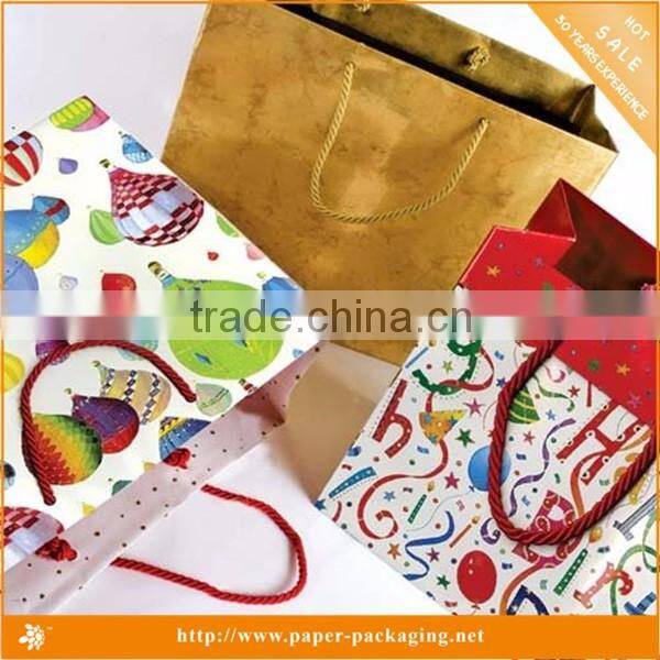 Entertaining Paper Gift christmas drawstring gift bags