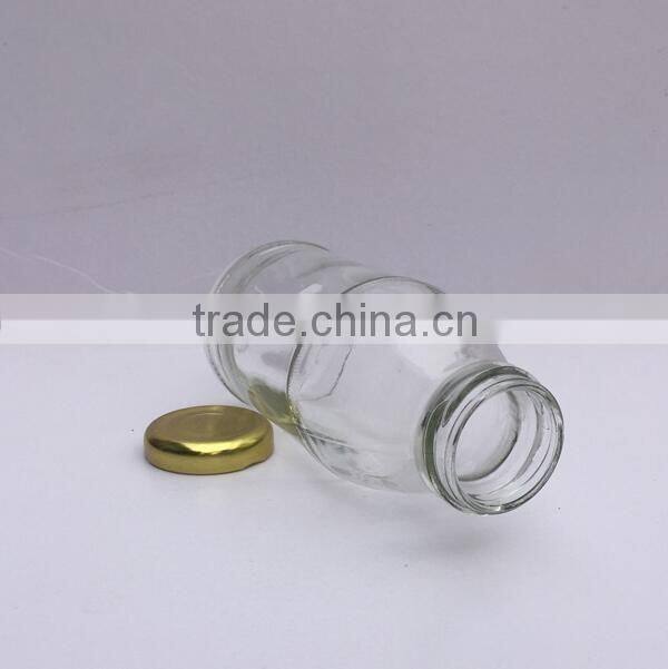 250ml 8oz juice glass bottle with twist off top lid