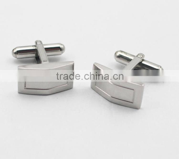 Factory bulk sale 316L stainless steel top quality cufflink clasps cufflink base