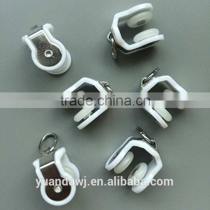 Heavy duty stainless steel curtain wheel