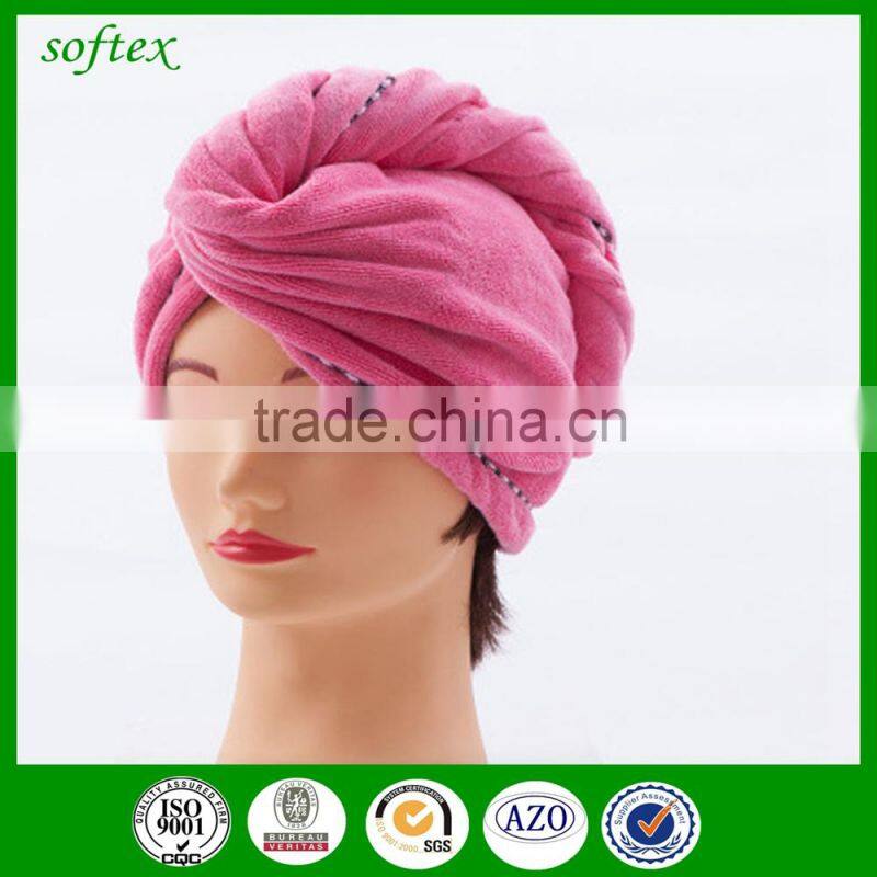 Adult shower cap microfiber bath cap