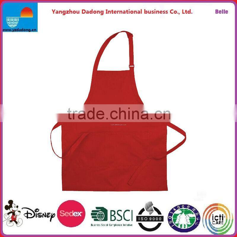 APRON,Cheap and Fine New Type Red Cooking Apron ,Red Cooking Apron