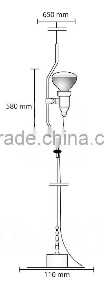 Aluminium Carbon Steel Fabric Adjustable Floor Lamps for Rooms