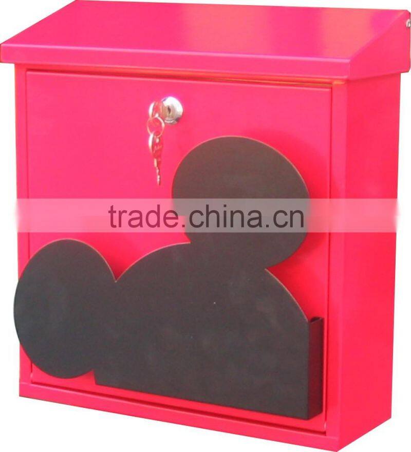 Foshan JHC-2060B Lovely Metal Mailbox /sheet metal letter boxes/antique letter box