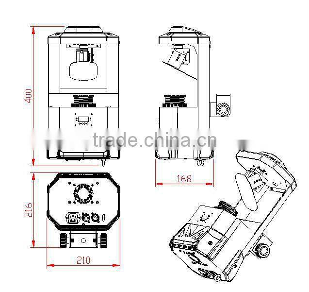Stage Effect Led Light 30W White LED Scanner