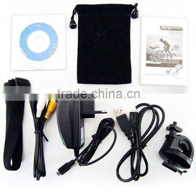 120 degree wide-angle loop recordig rd32 waterproof action cameras