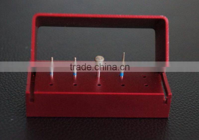 Aluminum Dental Bur Blocks dental sterilization bur box, endo box, bur holder cleanser dental instrument