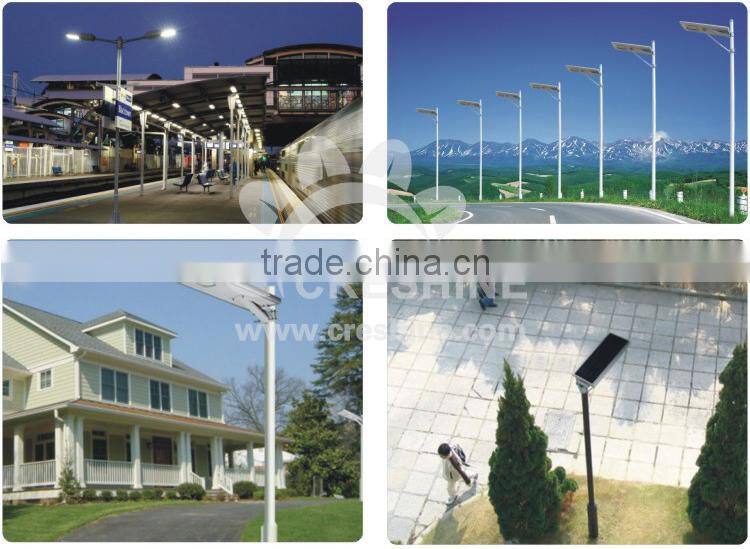Development Trend Photocell Energy Saving 60W Smart LED Solar Street Lamp All in One with Battery and Controller for 2 Years