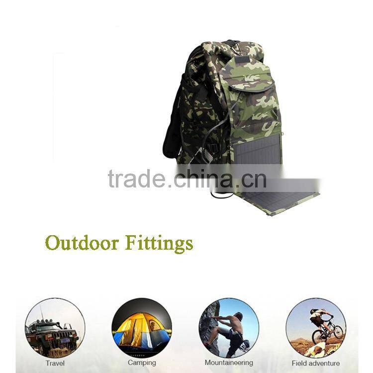 2016 Best selling sunpower portable folding solar power charger 7 watts solar panel charger