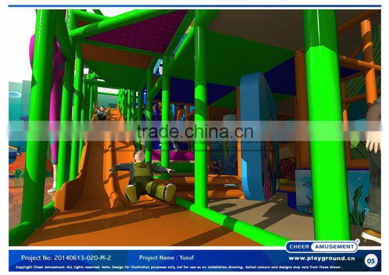 Cheer Amusement 20140613-020-M-2 Kids soft play indoor playground equipment