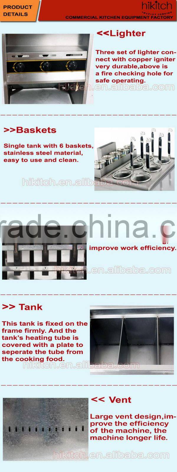 LPG Gas Noodle Cooker/ Gas Pasta cooker/ High quality gas pasta cooker