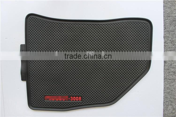 good quality of cargo mat automotive car floor mat 3/4/5 pieces for Peugeot 3008