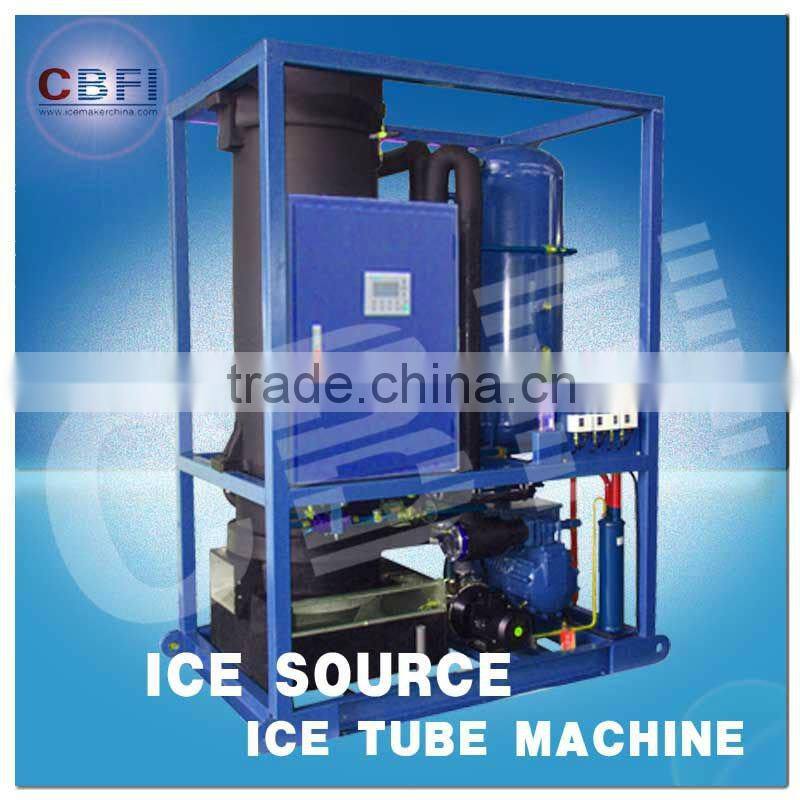 Commerical edible ice tube maker with high technology evaporator