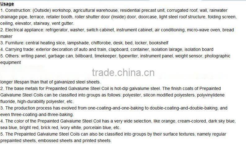 colour galvanised PPGI/PPGL COLOR COATED STEEL COILS