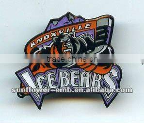 Custom metal pins brass with soft enamel B/C on back