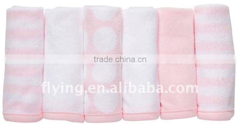 baby washclothes. baby nursing