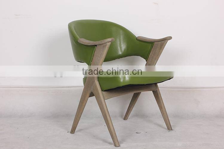 Rural Style Wooden Small Armchair