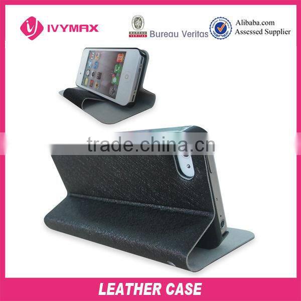 mobile phone accessories for iphone 4 leather case