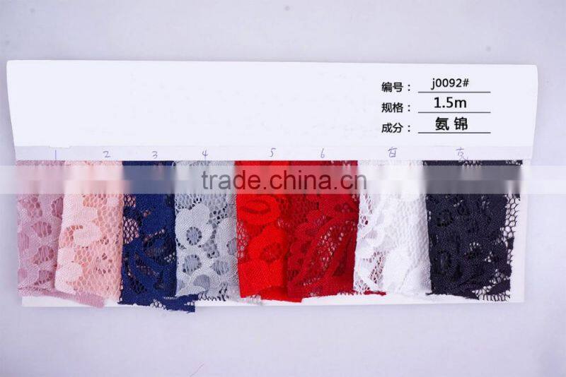 Cotton Chinlon Lace Fabric for Wedding Dresses