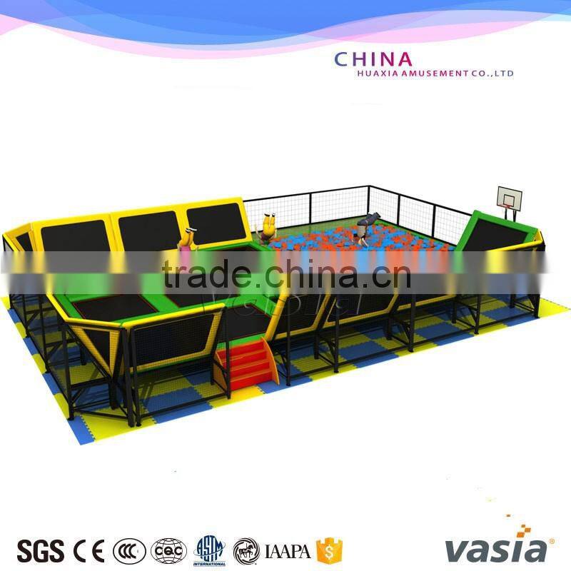 Foam pit Equipment commercial cheap large trampoline for sale