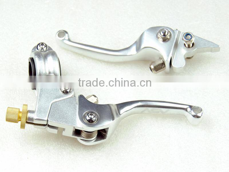 ASV Foldable Brake & Clutch Lever - Silver