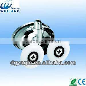 plastic double shower glass door rollers runners wheels pulleys