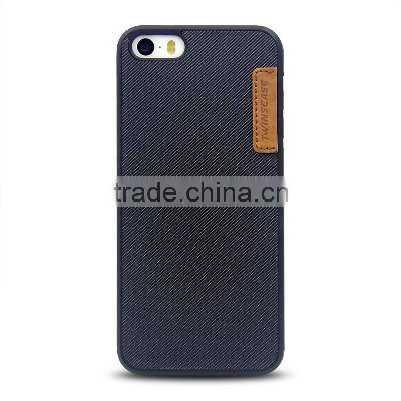 Fancy mobile covers and cases laminated with canvas for iPhone SE