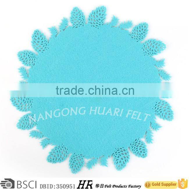 Square felt placemats red felt placemats