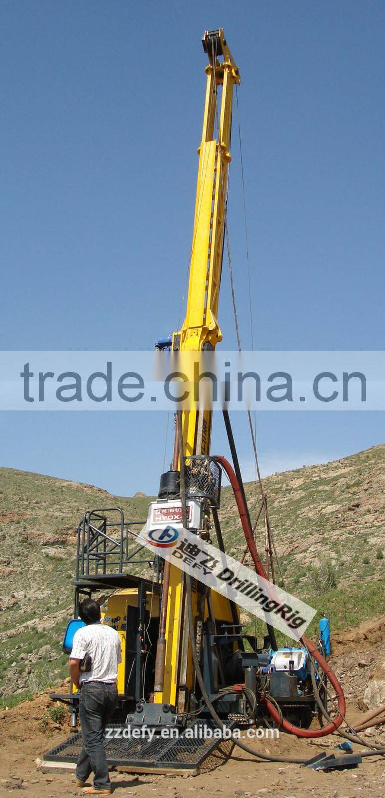 Df-H-2 Full Hydraulic Drill Head Used Borehole Water Core Rig, Light Drill Rig with Diamond for Sale