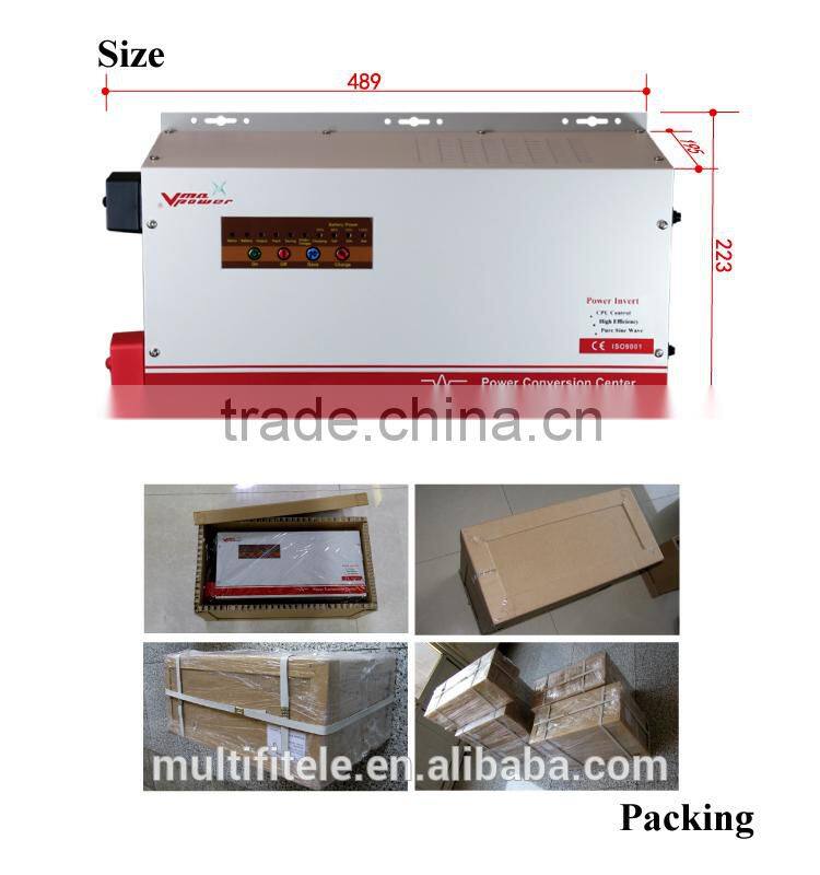 Solar charger inverter with wall 4000w practical