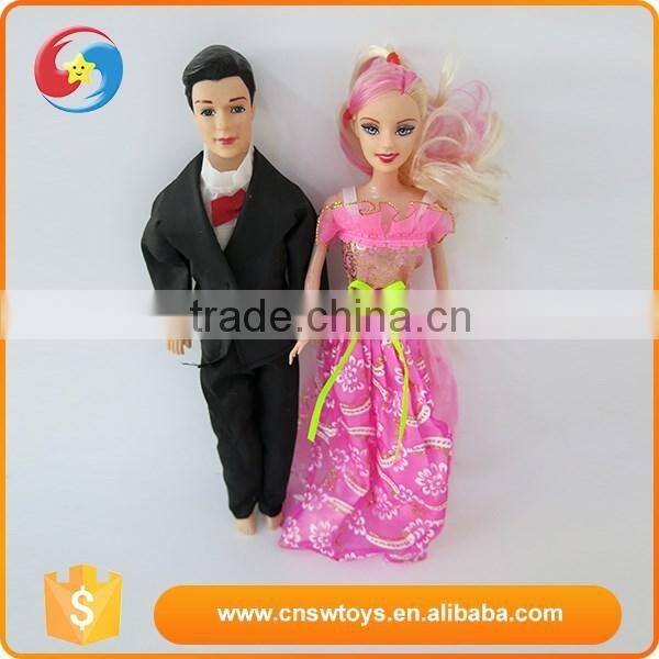 Beautiful princess prince and kids many clothes children 11.5 inch dancing doll