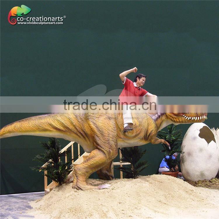Popular animatronic T-rex dinosaur indoor amusement park rides