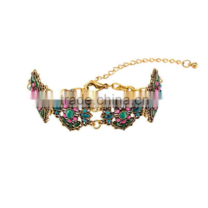 2015 gold chunky chain bracelet fashion for women