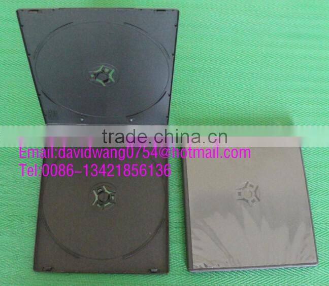pp cd case clear single or double with clear film