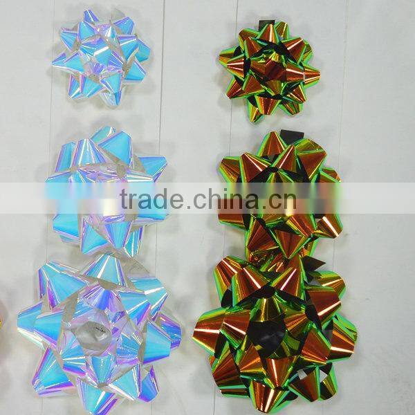Metallic PP Gift Decorative Ribbon Bow